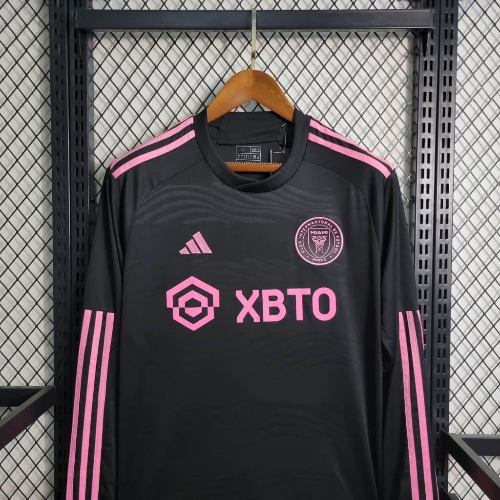 Camisa Inter Miami Home Manga Longa 23/24 - Versão Torcedor