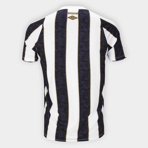 Camisa Santos II 24/25 - Torcedor Masculina - Preto e Branco