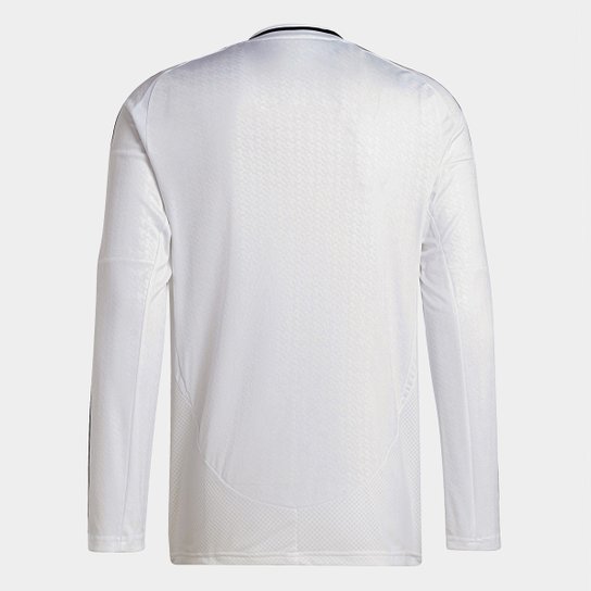 Camisa Real Madrid Home Manga Longa 24/25 - Adidas Torcedor Masculina