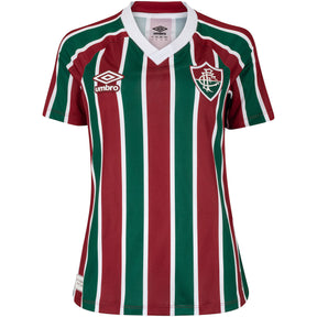 Camisa Fluminense Feminina I 25/26 - Grená e Verde