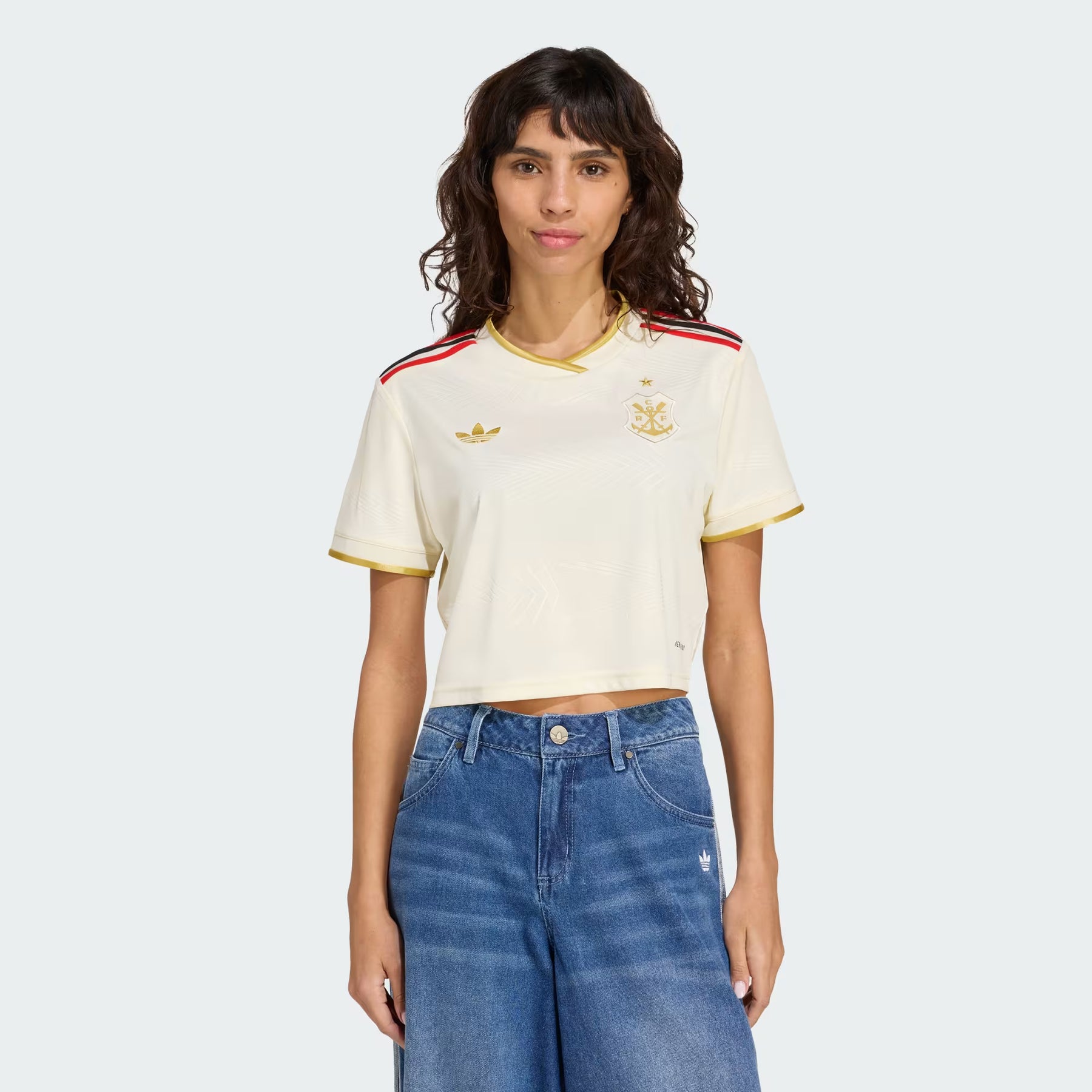 Cropped Flamengo III 2025/26 - Versão Torcedor Feminina - Bege