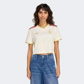 Cropped Flamengo III 2025/26 - Versão Torcedor Feminina - Bege