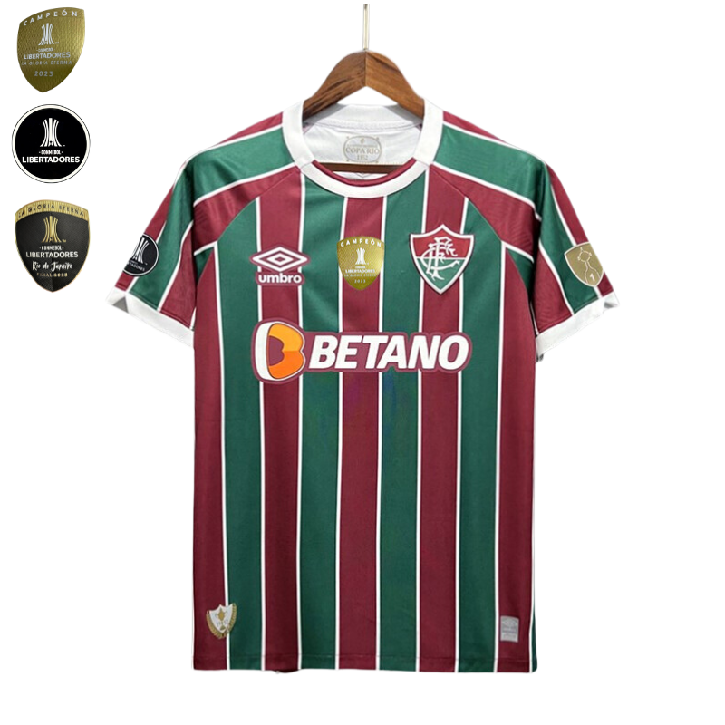 Fluminense 23-24 home Masculina + 3 patch Libertadores