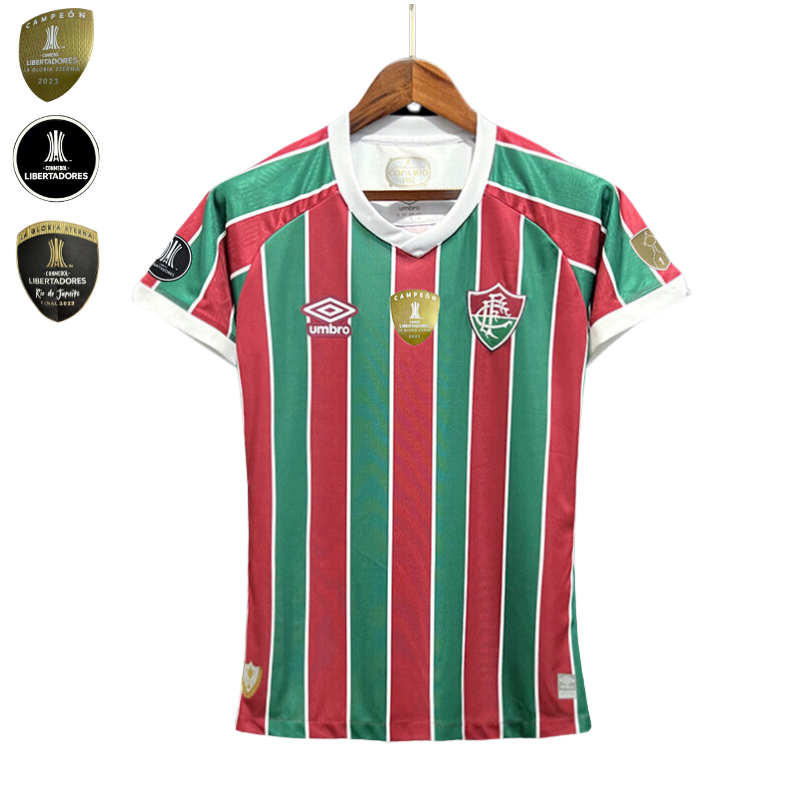 Fluminense 23-24 home  Feminina + 3 patch Libertadores