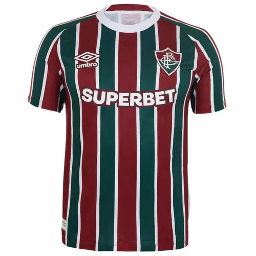 Camisa Fluminense I 25/26 - Grená e Verde