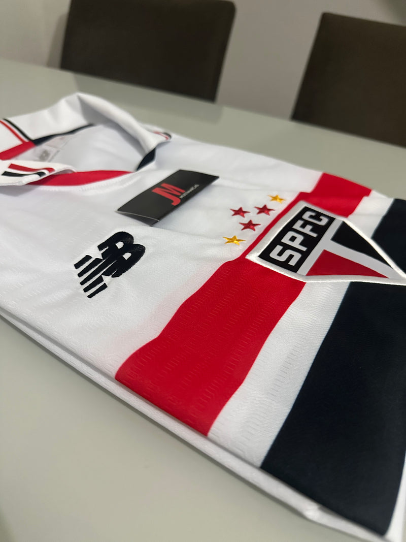 LANÇAMENTO São Paulo 24-25 Home uniforme de jogo New Balance