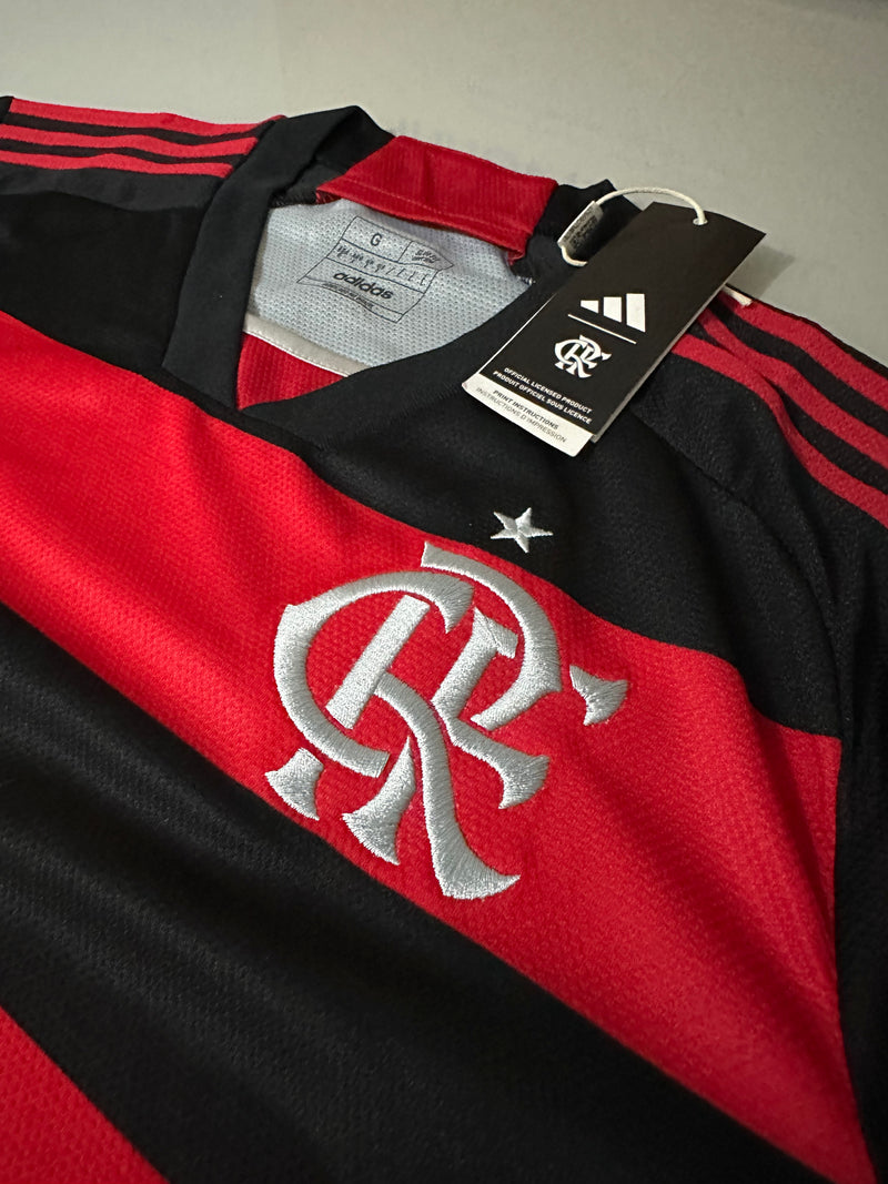 Flamengo 24-25 Home LANÇAMENTO Com Patrocinadores