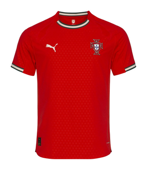 Camisa Portugal I 25/26 - Torcedor Puma Masculina - Vermelha