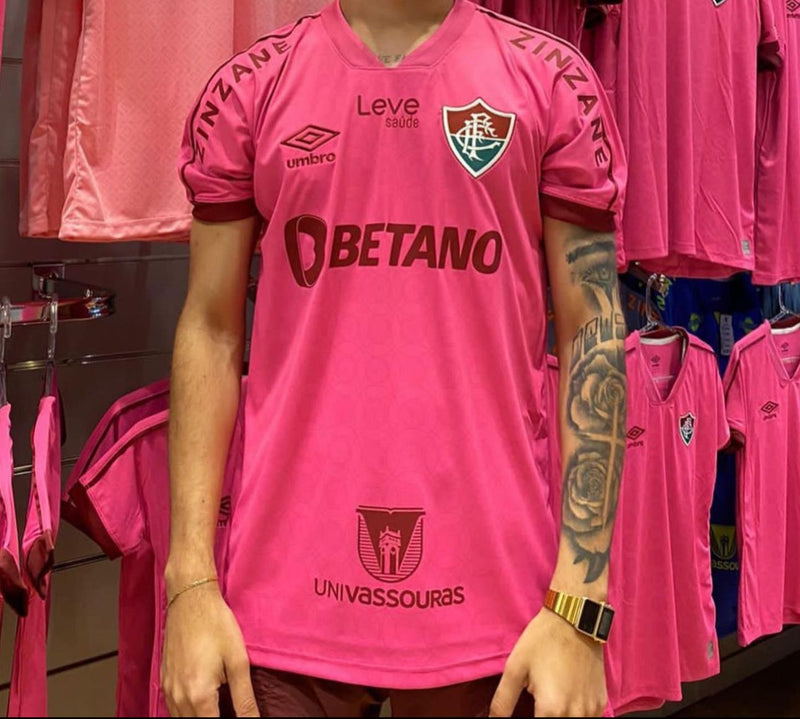 Fluminense 23-24 Outubro Rosa Full Patrocinio Lançamento Masculina