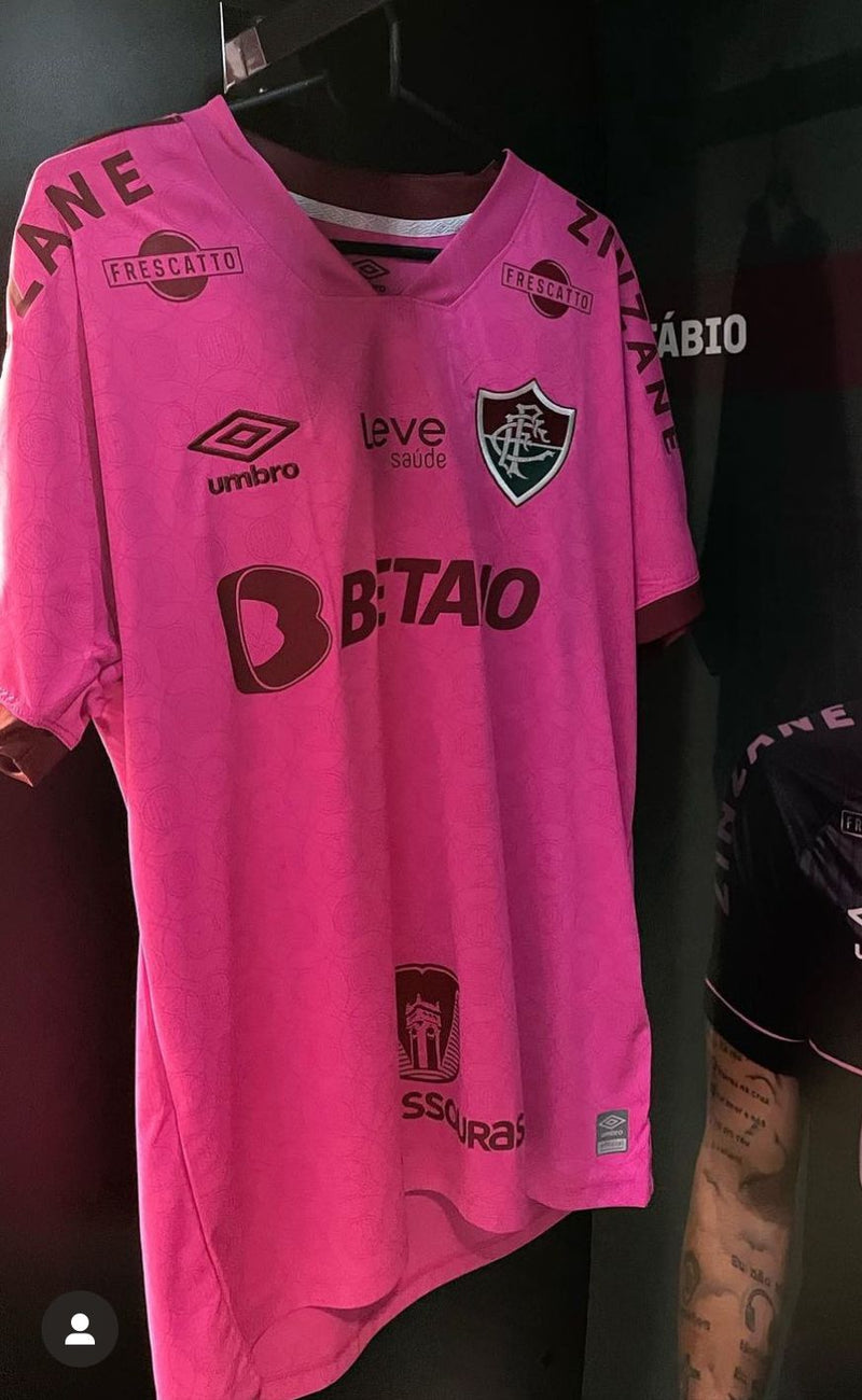 Fluminense 23-24 Outubro Rosa Full Patrocinio Lançamento Masculina