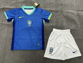 Conjunto Infantil Brasil Blue - Segundo Uniforme