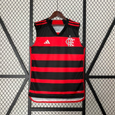 Camisa Regata Flamengo I 24-25 - Vermelha e Preta