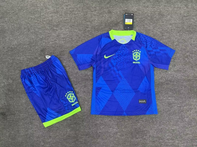 Conjunto Infantil Brasil - Away 25-26