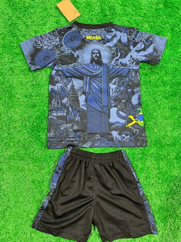 Conjunto Infantil Brasil - Modelo Especial Azul