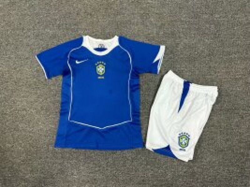 Conjunto Infantil Brasil - RETRO Away 2004