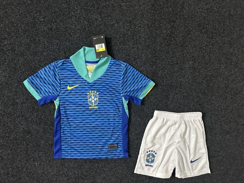 Conjunto Infantil Brasil - Away 24-25