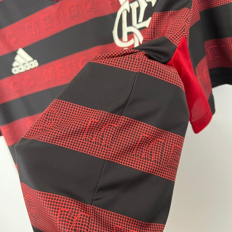 Camisa Flamengo I 2019/2020 - Torcedor Masculina - Vermelho e Preto