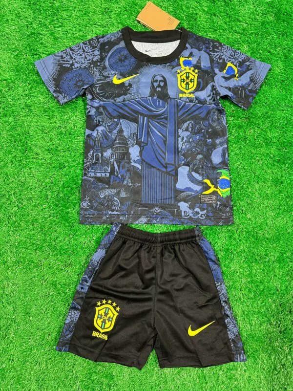 Conjunto Infantil Brasil - Modelo Especial Azul