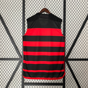 Camisa Regata Flamengo I 24-25 - Vermelha e Preta