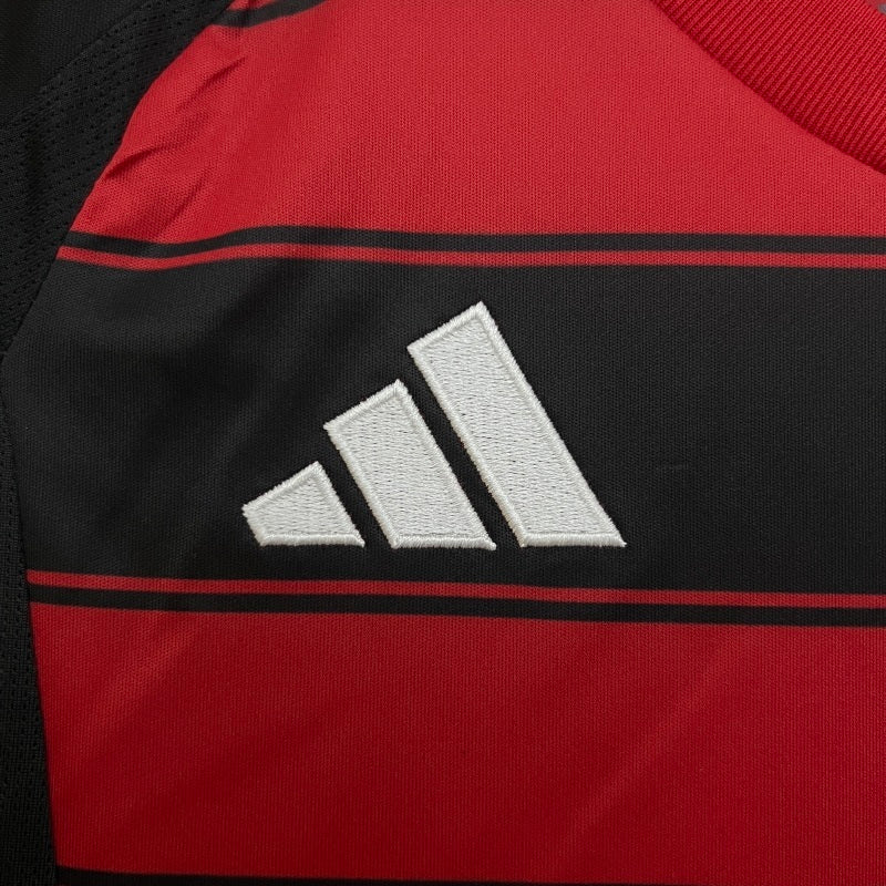 Kit Infantil Flamengo Titular 25/26 Manga Longa