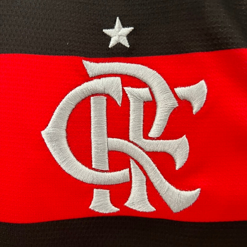 Camisa Regata Flamengo I 24-25 - Vermelha e Preta