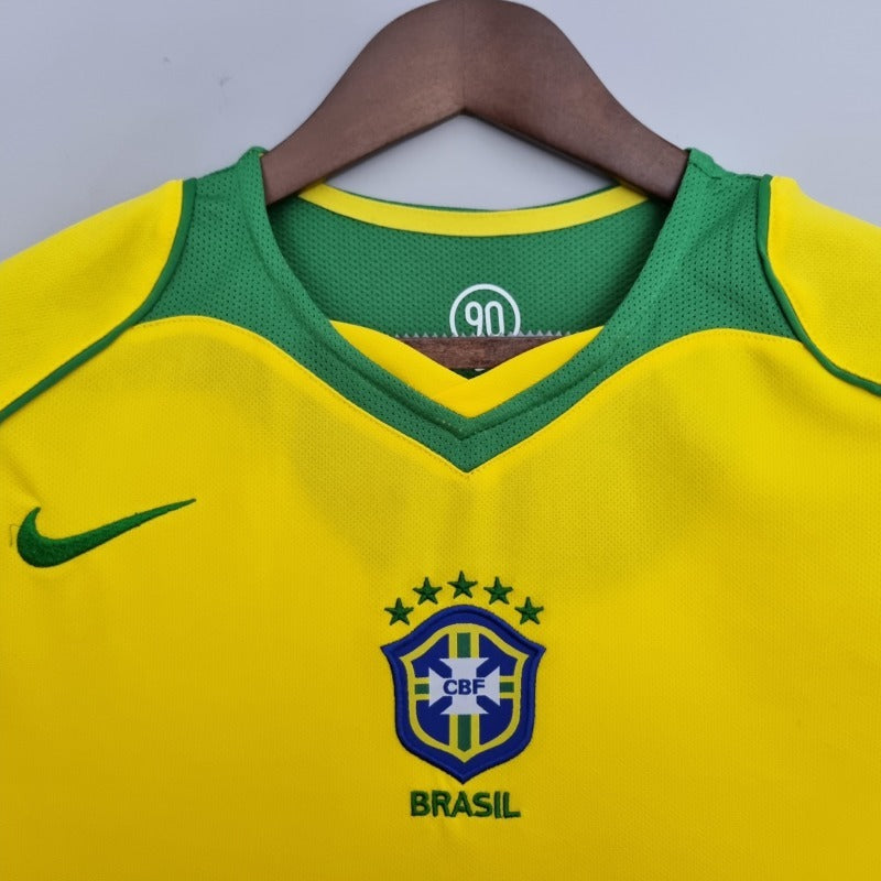 Camisa Brasil Home - Retrô 2004