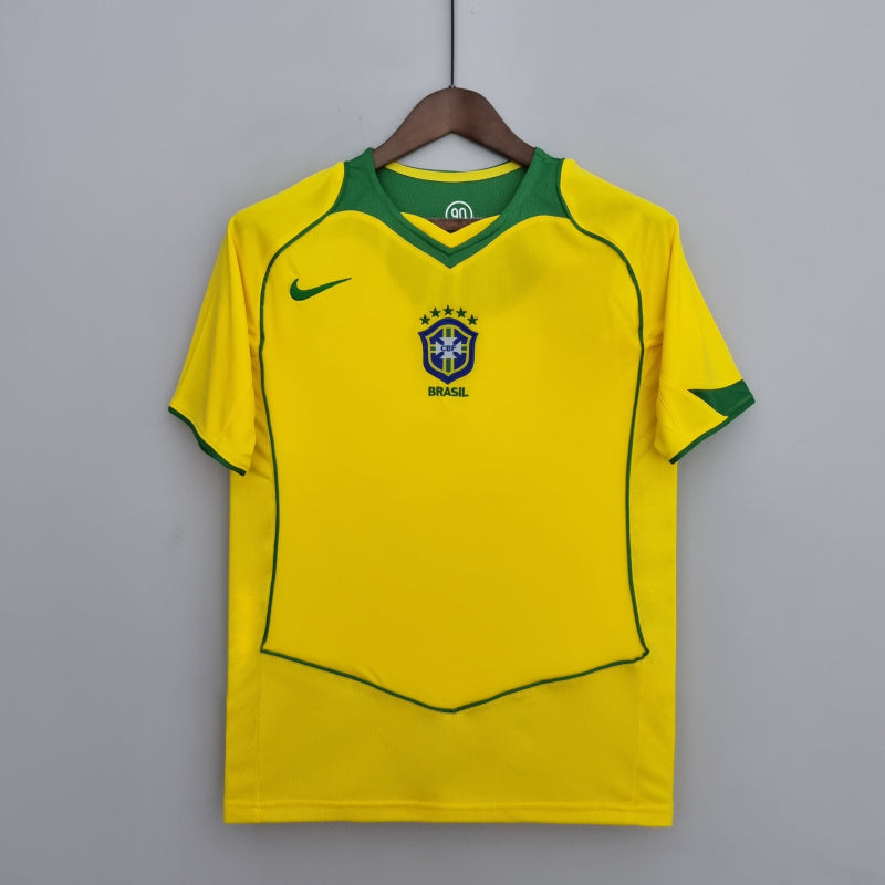 Camisa Brasil Home - Retrô 2004