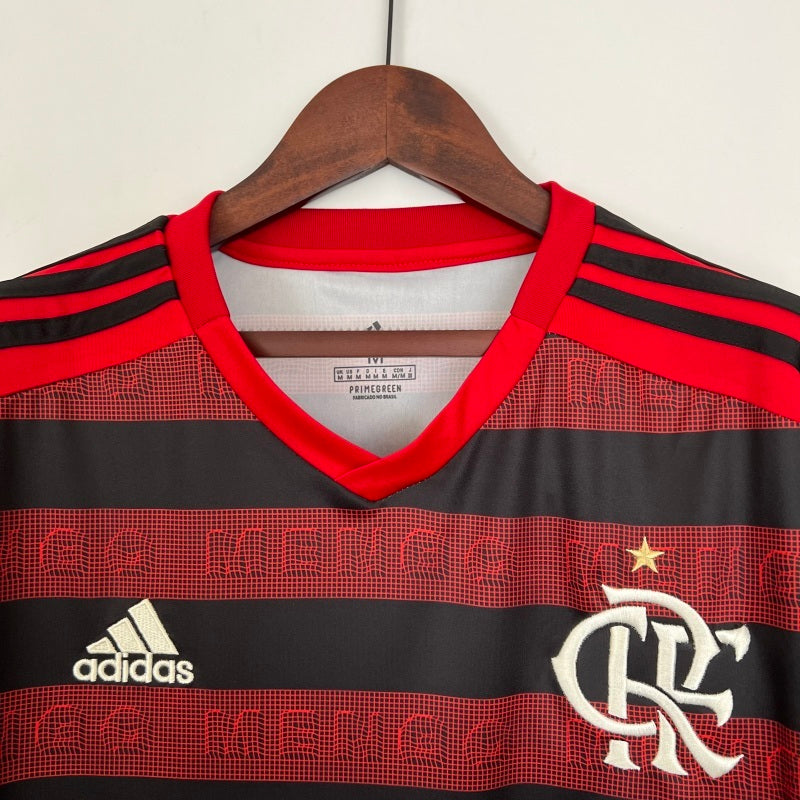 Camisa Flamengo I 2019/2020 - Torcedor Masculina - Vermelho e Preto