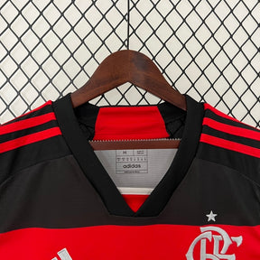 Camisa Regata Flamengo I 24-25 - Vermelha e Preta