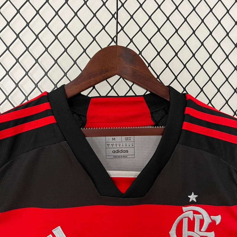 Camisa Regata Flamengo I 24-25 - Vermelha e Preta