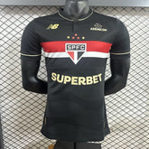 Camisa São Paulo III 25/26 - Jogador Masculina - Preta e Dourada