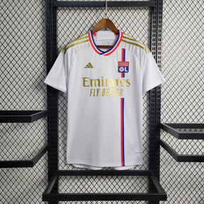Camisa Lyon Home 23/24 - Adidas Torcedor Masculina