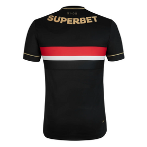 Camisa São Paulo III 25/26 - Torcedor Masculina - Preta e Dourado