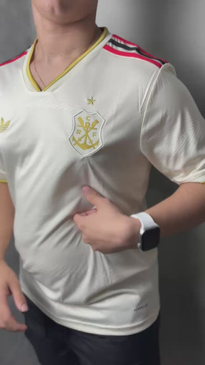 Camisa Flamengo III 2025/26 - Versão Torcedor Masculina - Bege