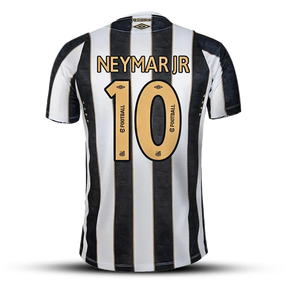 Camisa Santos II (NEYMAR JR - 10)  24/25 - Torcedor Masculina - Preto e Branco